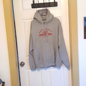Country Girl gray hoodie